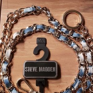 Steve Madden gold chain belt